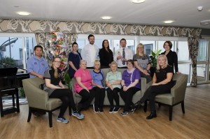 Celebratory Picture After Being Regional Care Home of the Year