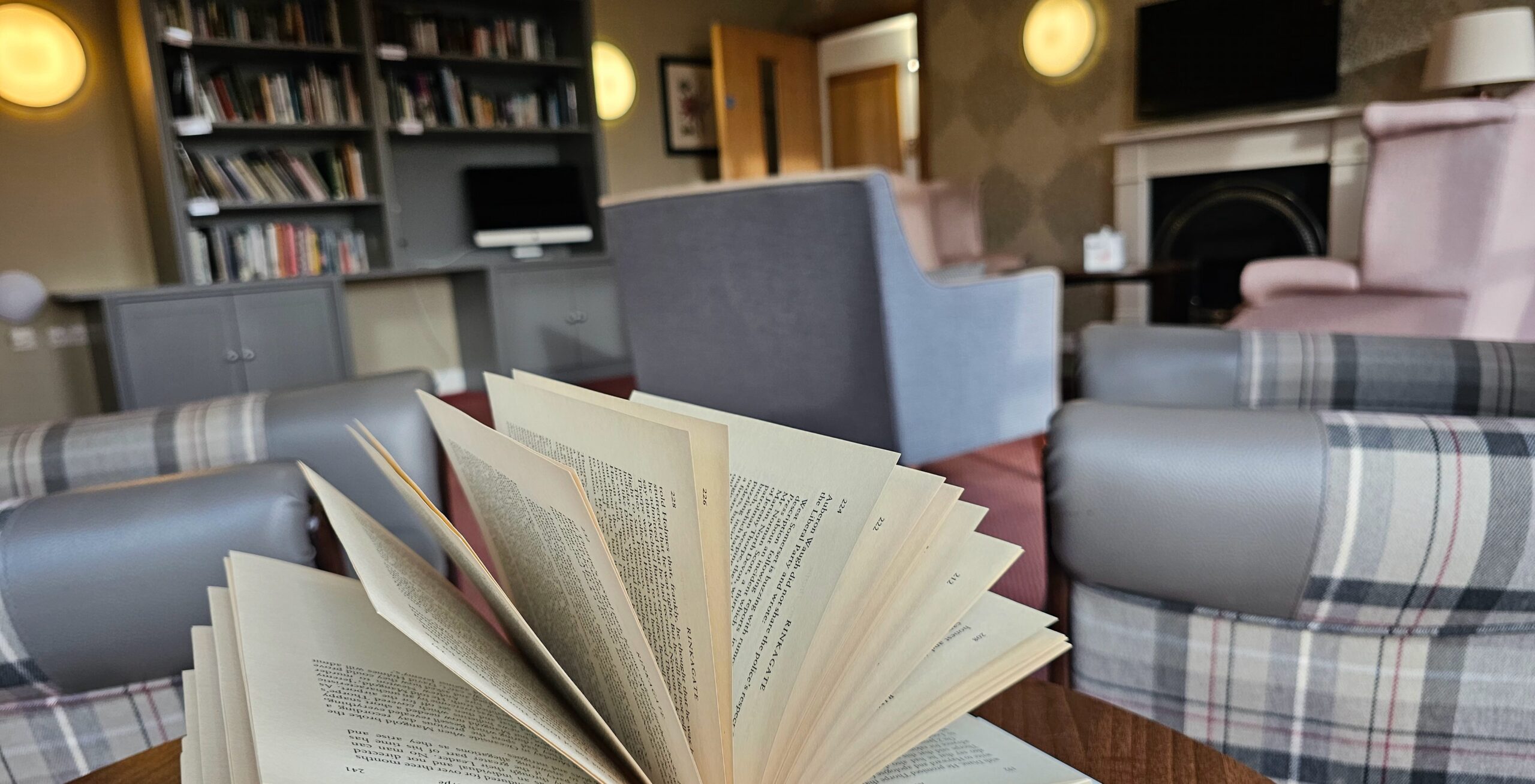 Open Book in Communal Lounge